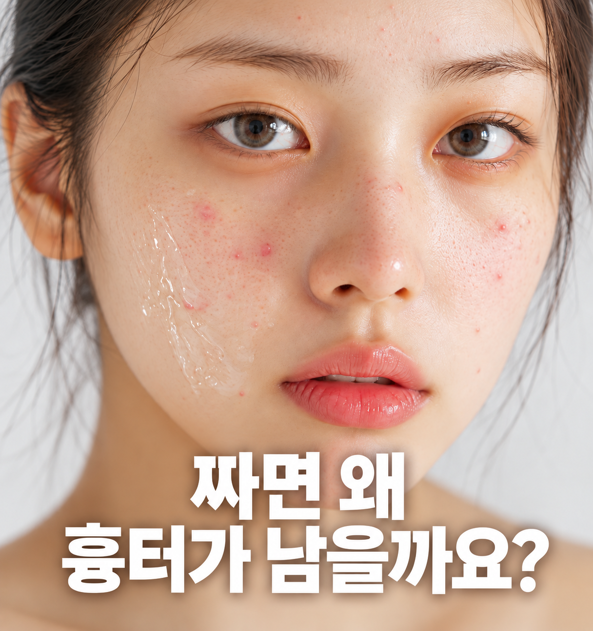 여드름을 짰을 때 흉터가 생기는 과정을 설명하는 춘천 그랜드아름다운의원 칼럼
