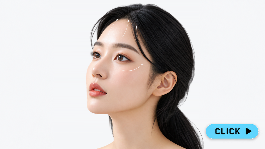 이마 눈썹 실리프팅